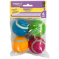 MULTIPET MINIPET SQUEAKY TENNIS BALLS 4PK