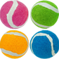 MULTIPET MINIPET SQUEAKY TENNIS BALLS 4PK