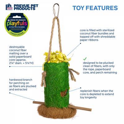 PREVUE SHREDDABLE SHACK BIRD TOY