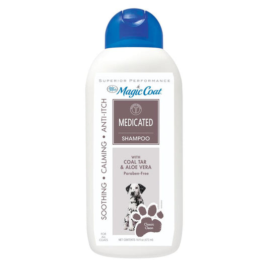 4 PAWS Magic Coat Medicated Dog Shampoo for Skin Allergies