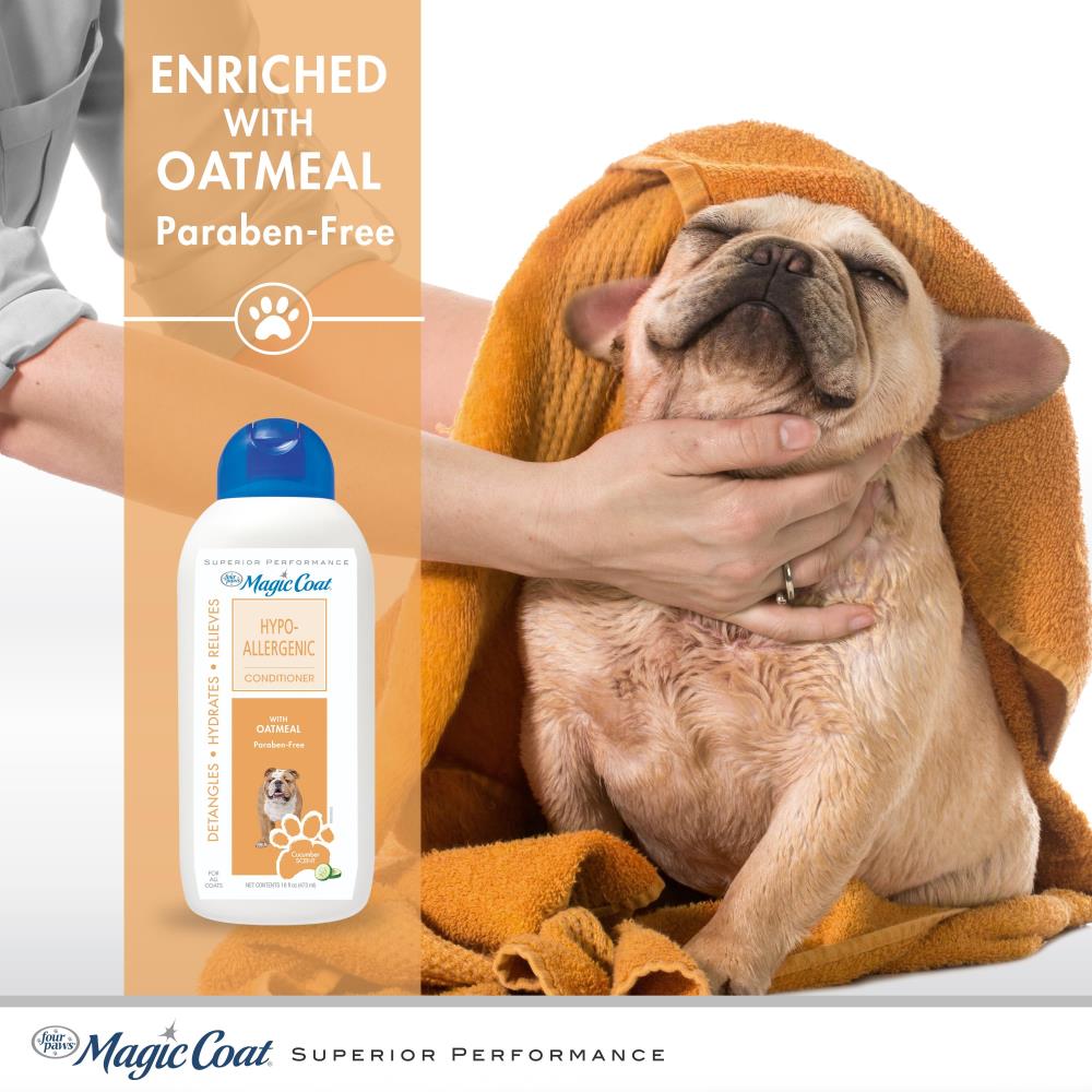 4 PAWS Magic Coat Cucumber Scented Hypo-Allergenic Dog Conditioner