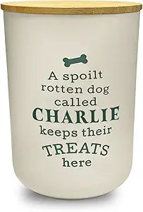 H & H DOG NAME  TREAT JAR