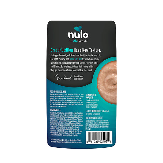 NULO CAT MOUSSE TUNA & SHRIMP 2.8z