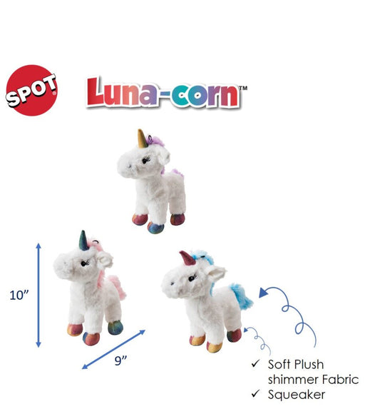 ETHICAL LUNA-CORN PLUSH 10in