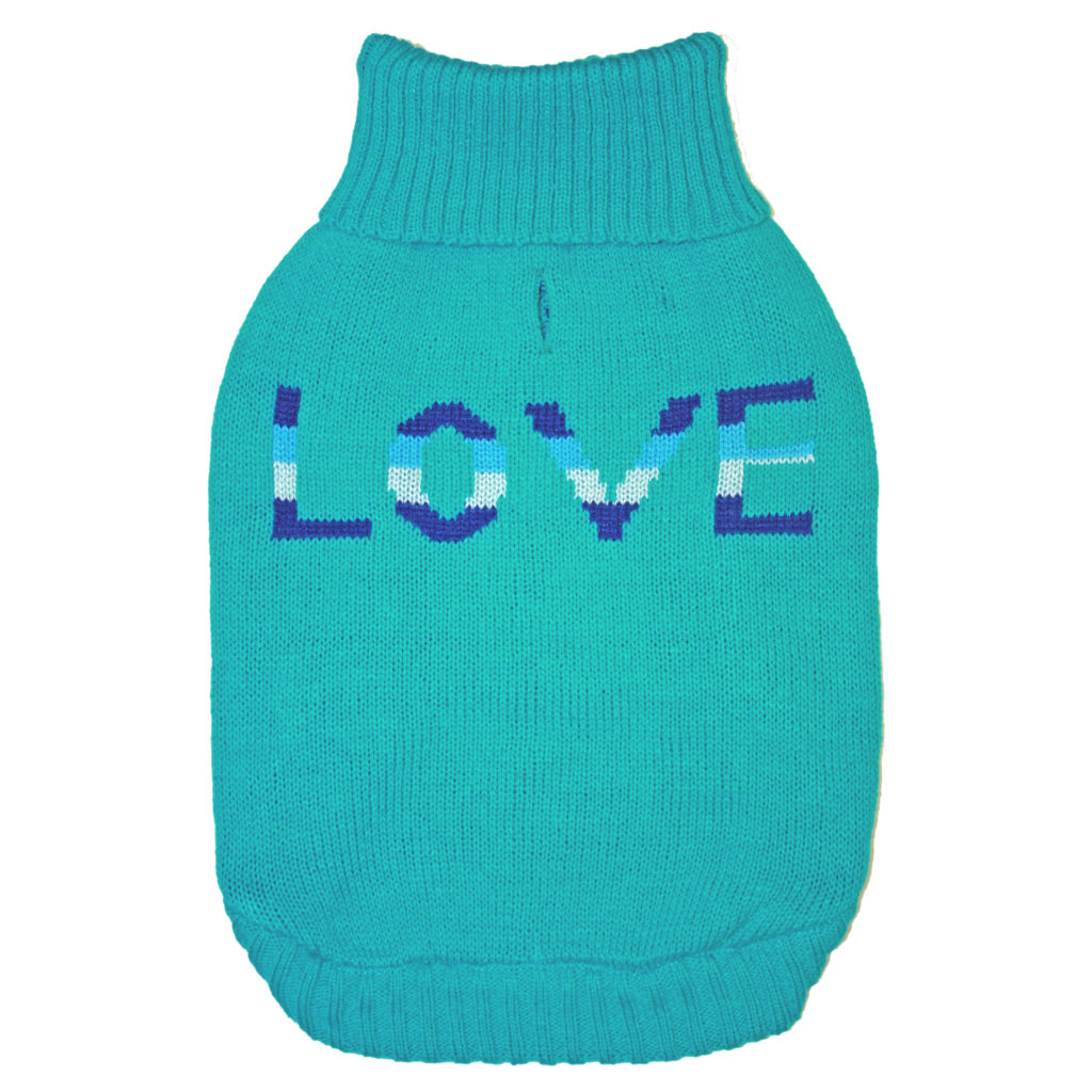 ETHICAL TRUE LOVE SWEATER TEAL