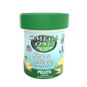 OMEGA ONE FROG & TADPOLE PELLETS 1oz