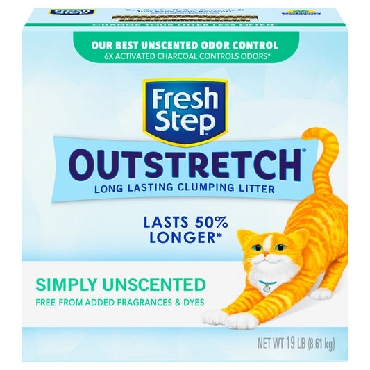 Fresh Step Outstretch Concentrated Unscented Clumping Clay Cat Litter