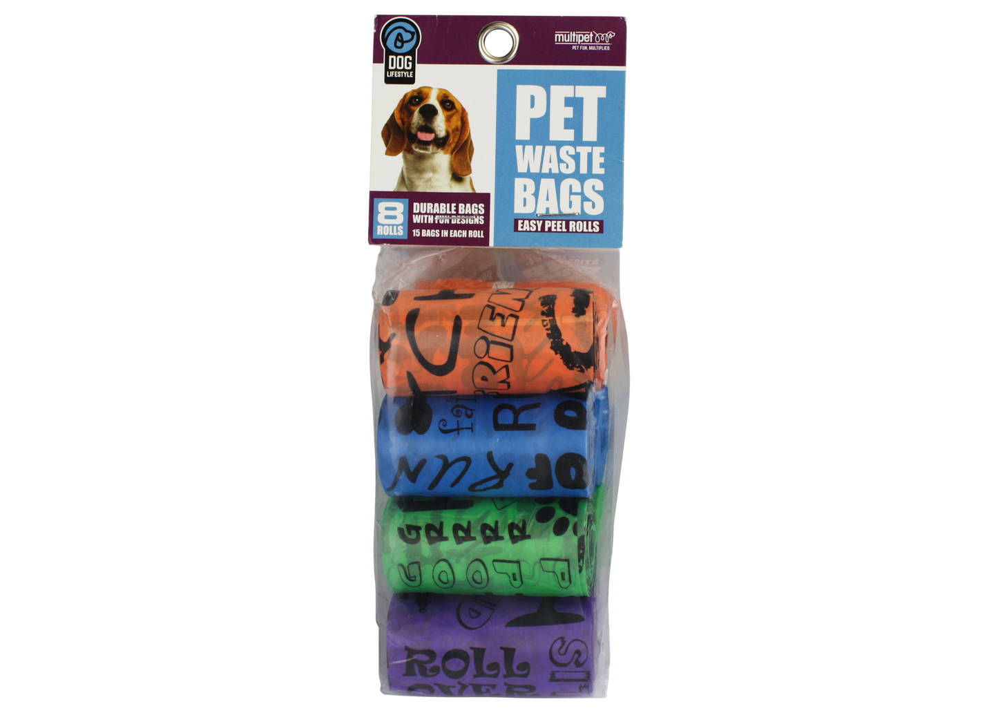 MULTIPET PAW PRINT WASTE BAGS