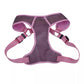 Coastal Comfort Soft Sport Wrap Adjustable Dog Harness Gray with Pink