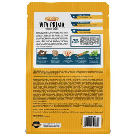 VITA PRIMA PARAKEET FOOD 2LB