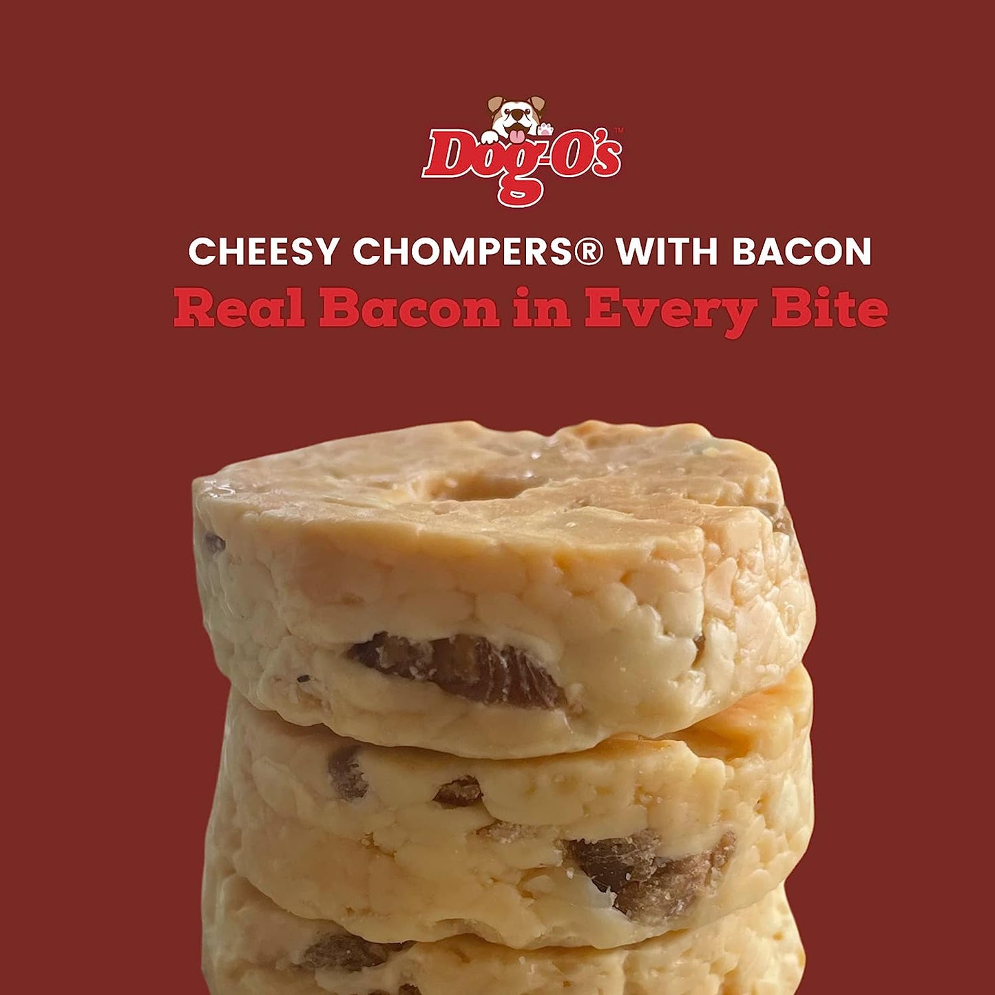 DOGOS CHEESE CHOMPERS BACON LG