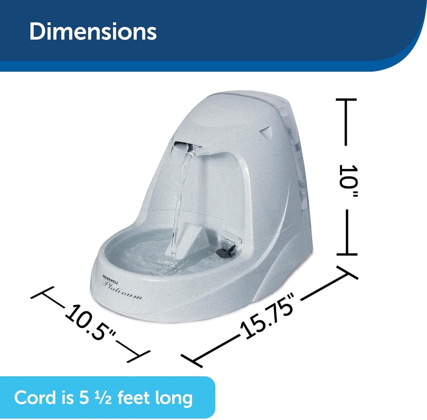 PET SAFE DRINKWELL PLATINUM FOUNTAIN