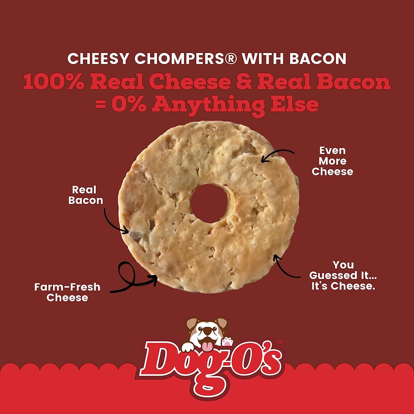 DOGOS CHEESE CHOMPERS BACON SM