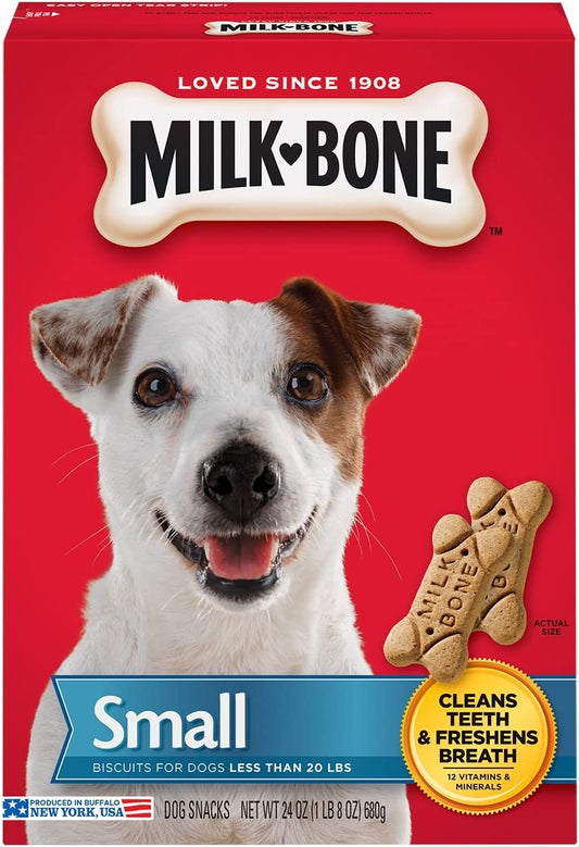 MILK BONE DOG BISCUIT SM 24oz