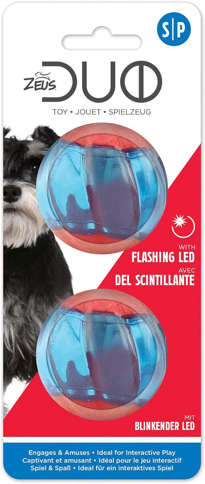 ZEUS Duo ball with LED lights 2pk