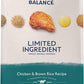 NATURAL BALANCE L.I.D. K9 CHICKEN BROWN RICE ADULT