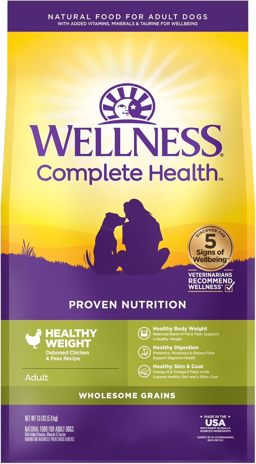 WELLNESS Complete K9 Heathy Weight formula 13lb