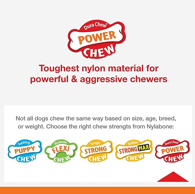 GIANT NYLARING Power Chewer dog toy