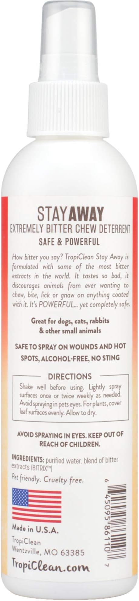 TROPICLEAN STAY AWAY PET CHEW DETERRENT