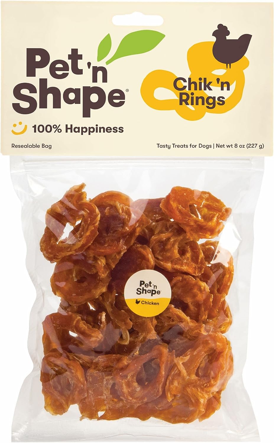 PET N SHAPE CHIK N RINGS 8oz