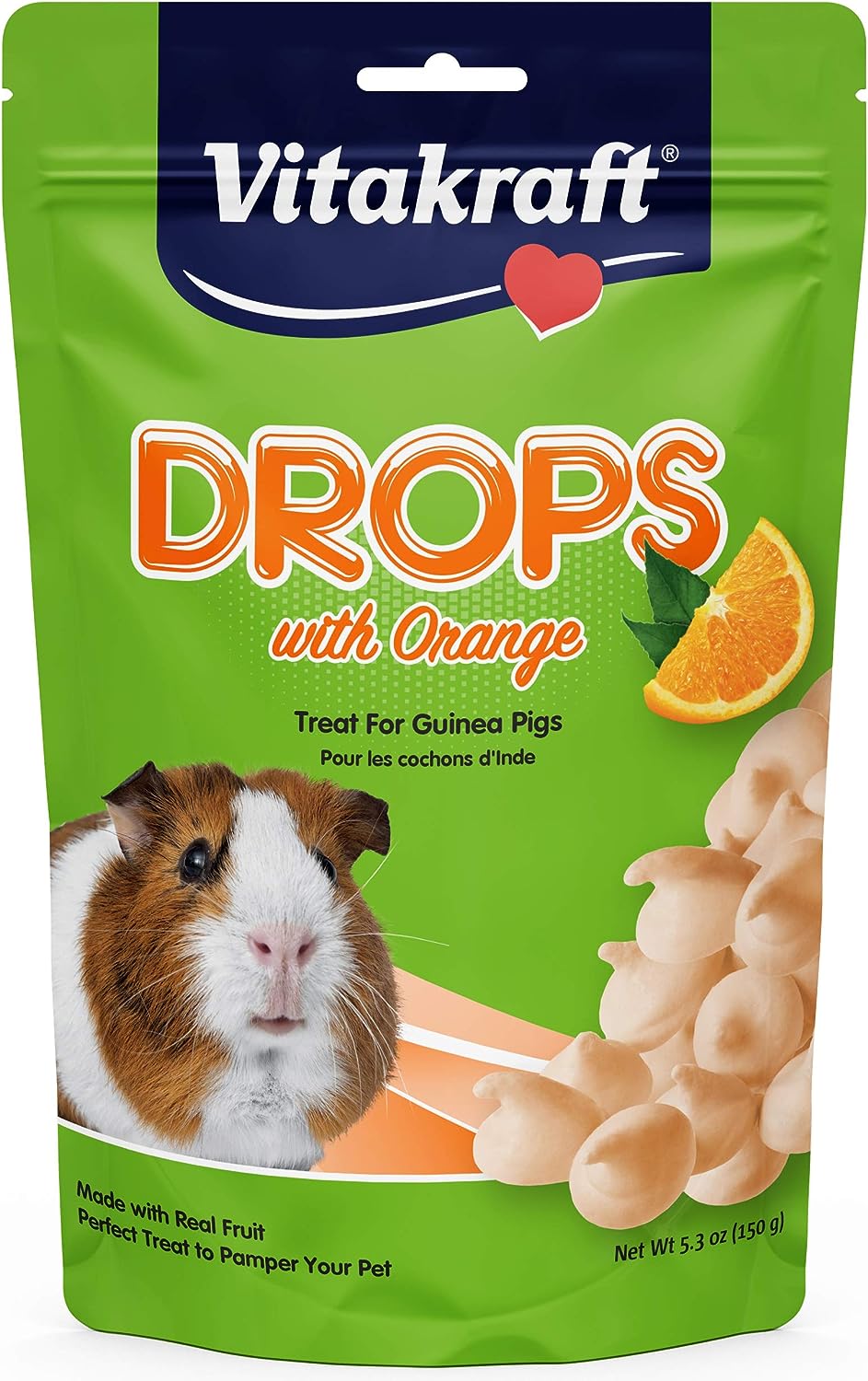 VITAKRAFT GUINEA PIG  ORANGE DROPS 5.3z