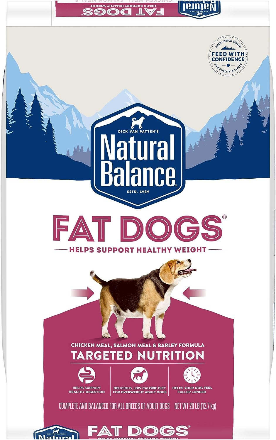 NATURAL BALANCE FAT DOG LOW CALORIE CHICKEN & SALMON