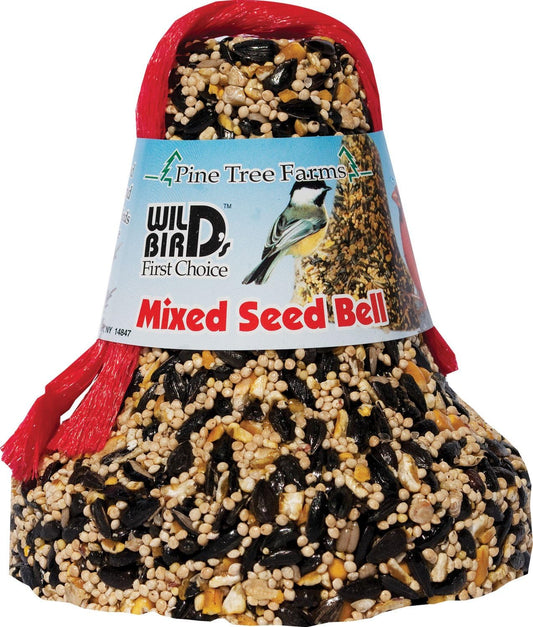PINE TREE MIXED SEED BELL WITH NET 16oz