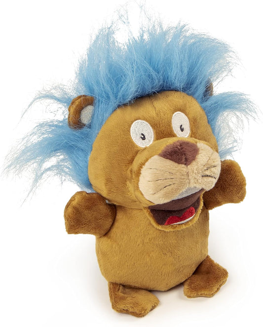 GoDog silent squeak Crazy Hair Lion Small