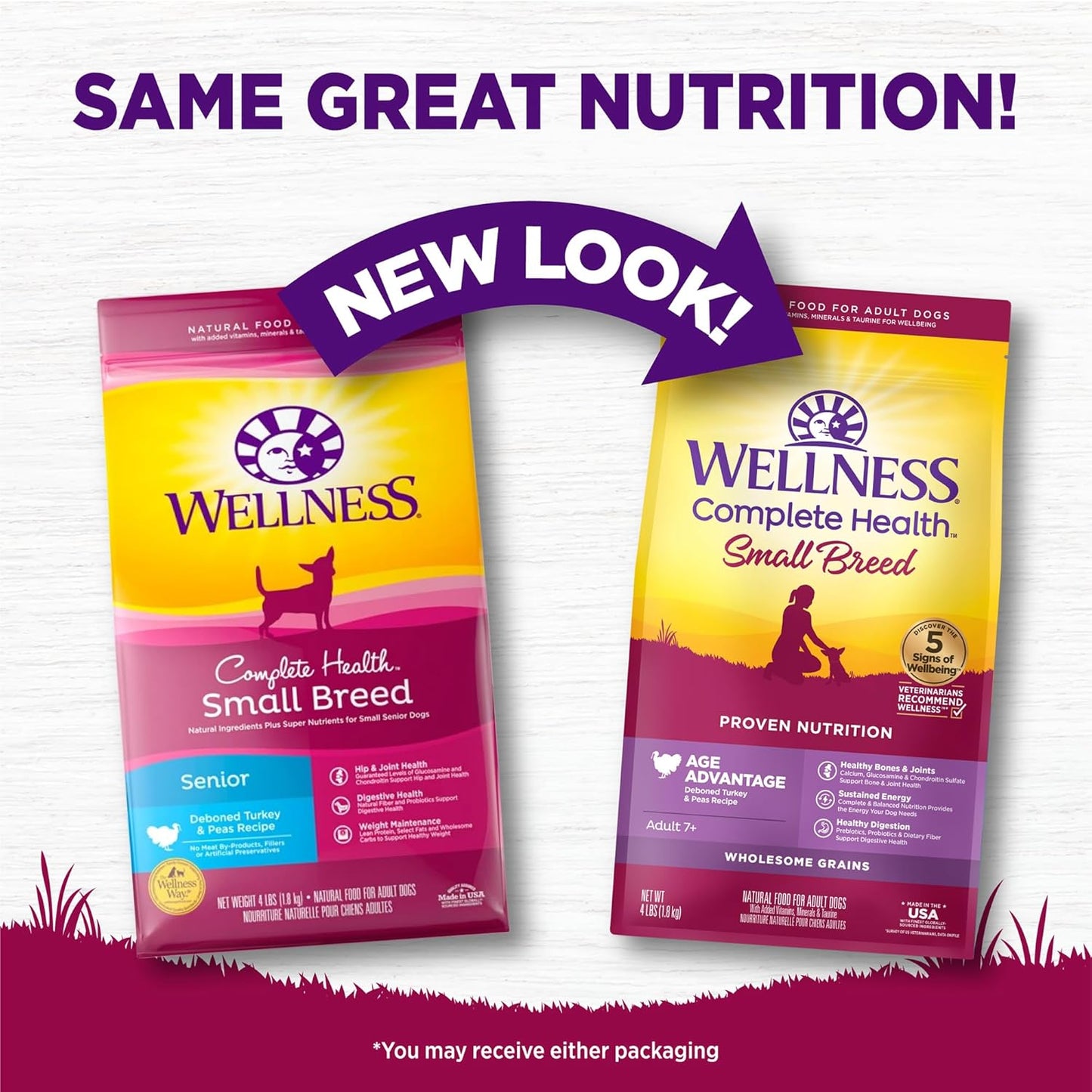 WELLNESS Small Breed Senior Dog Food