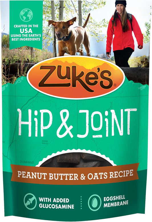 Zuke's Hip & Joint Peanut Butter & Oats Recipe Dog Treats