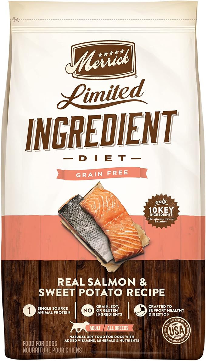 MERRICK L.I.D. REAL SALMON + SWEET POTATO 22#