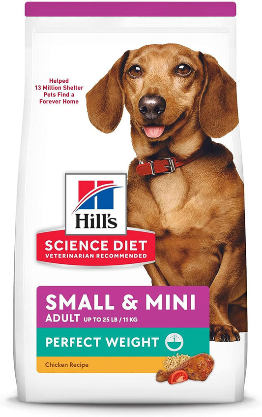 SCIENCE DIET K9 ADULT PERFECT WEIGHT SMALL & MINI 12.5LB