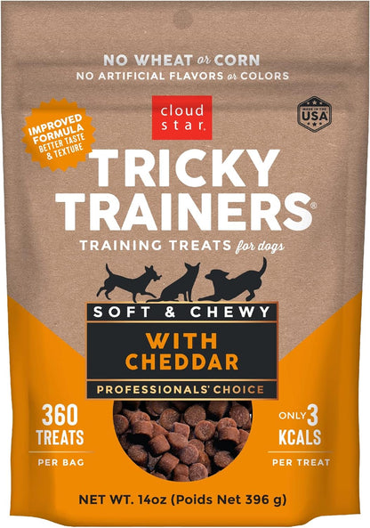 Cloud Star Chewy Tricky Trainers Cheddar Dog Treats