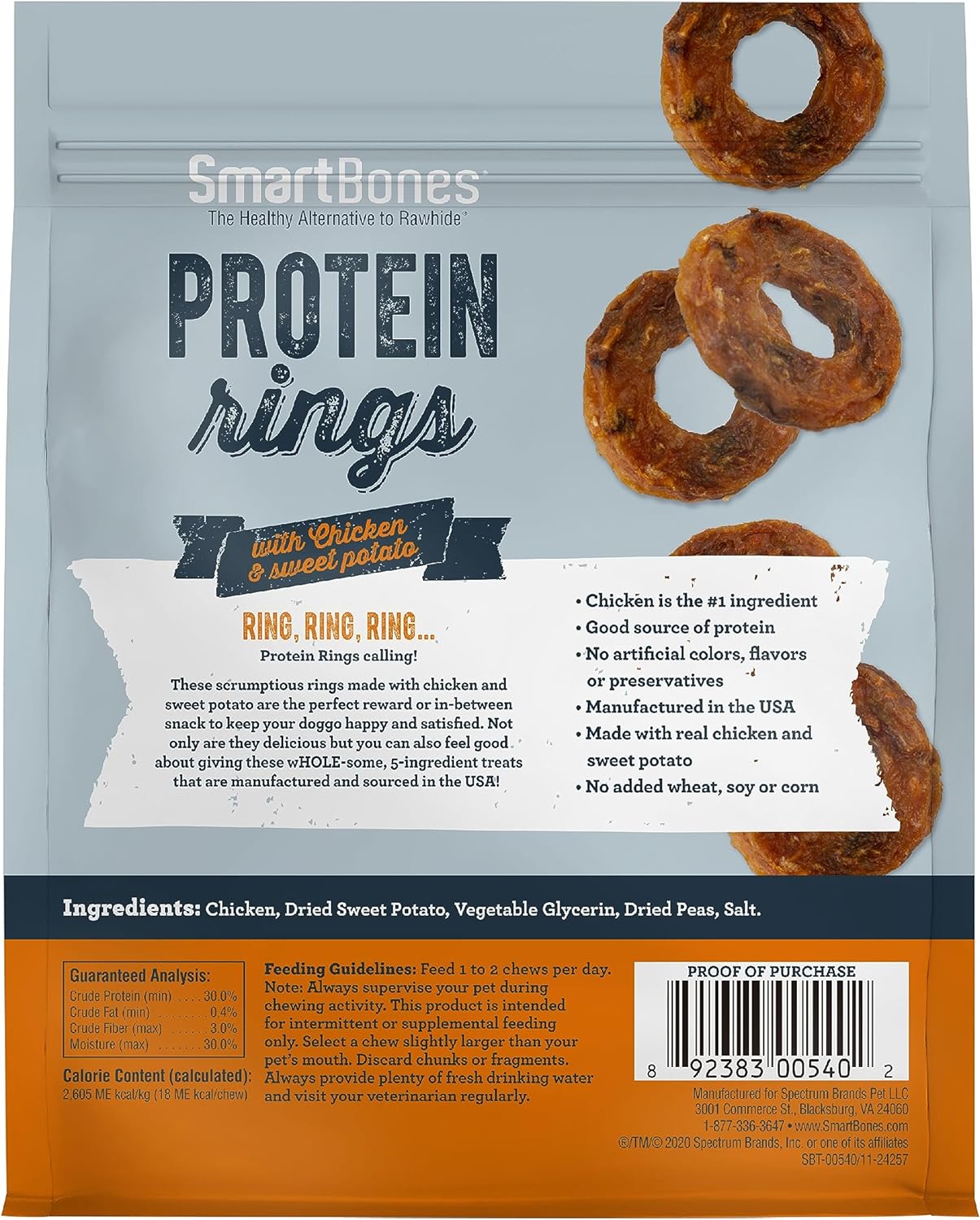 Smartbone Chicken & Sweet Potato Protein Rings