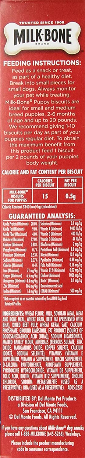 MILK BONE PUPPY BISCUITS 16oz