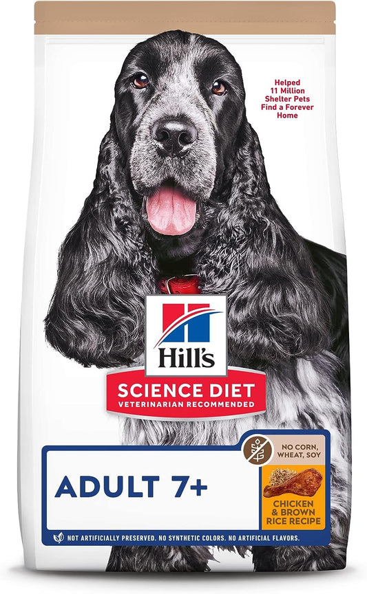 SCIENCE K9 ADULT 7+ NO CORN, WHEAT OR SOY DRY DOG FOOD