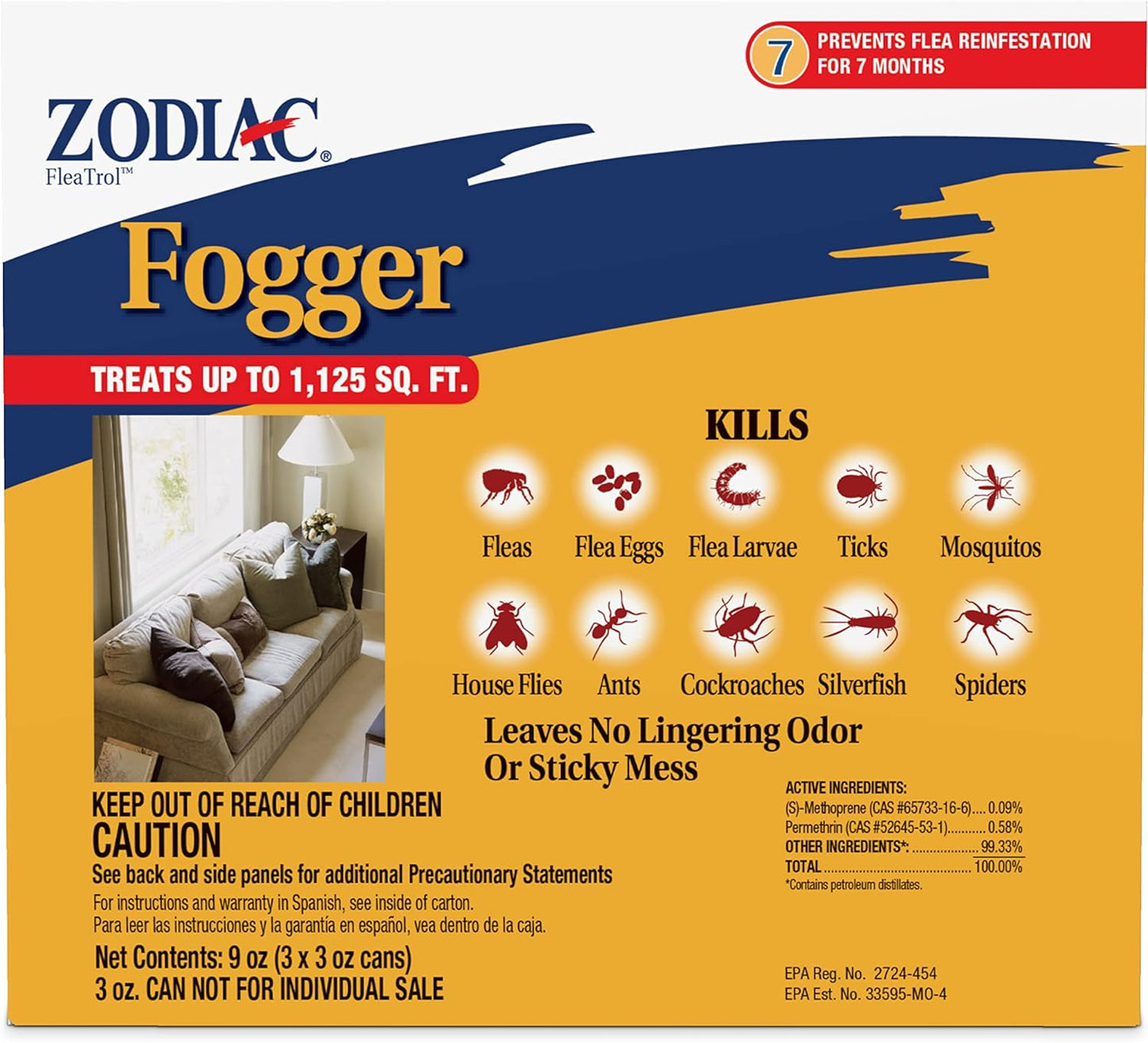 ZODIAC FOGGER 3oz 3PK