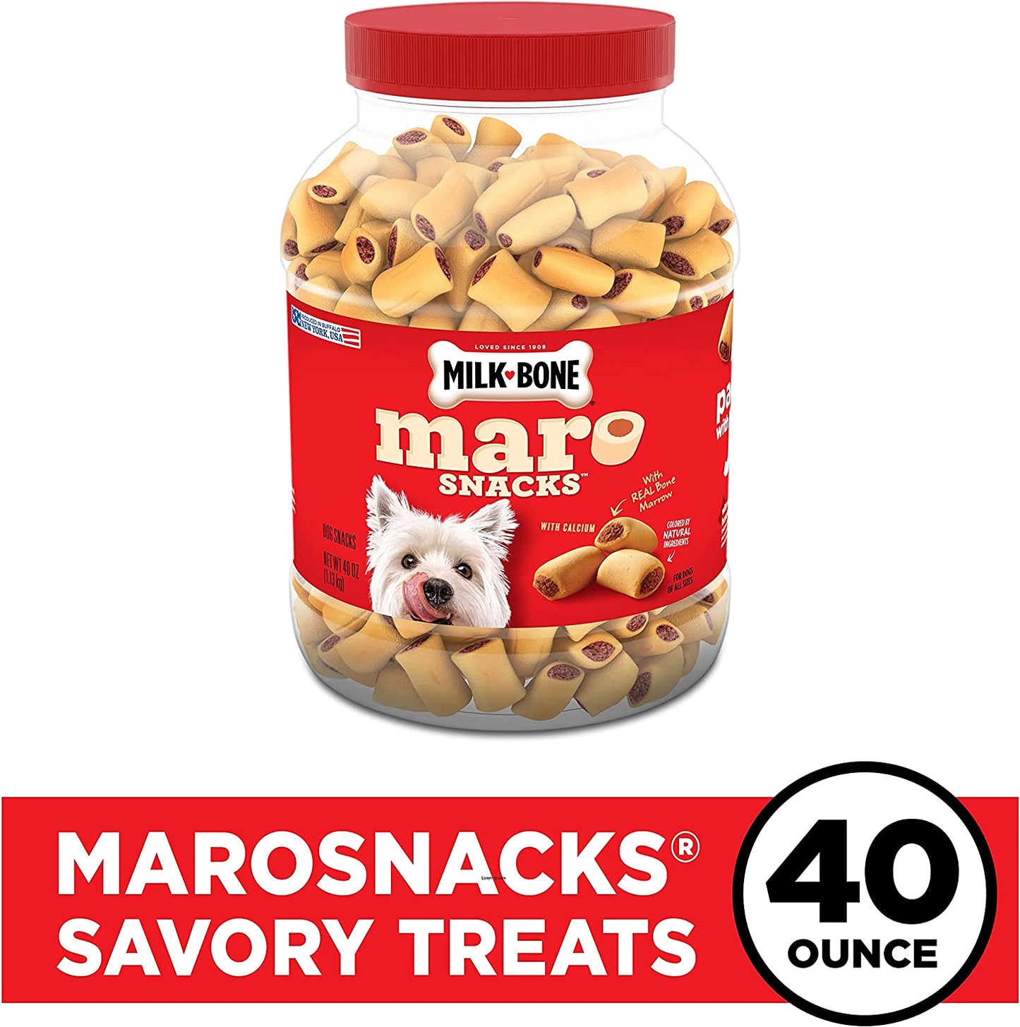 MILK BONE MARO SNACK TREAT 40z