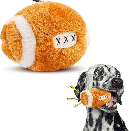 ETHICAL PLUSH FOOTBAL DOG TOY 4.5-in