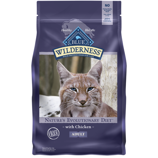 Blue Buffalo Wilderness Grain Free Chicken Recipe Dry Cat Food