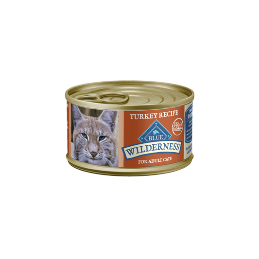 Blue Buffalo Wilderness Grain Free Turkey Canned Cat Food