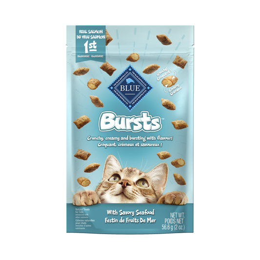 Blue Buffalo Bursts Savory Seafood Cat Treats