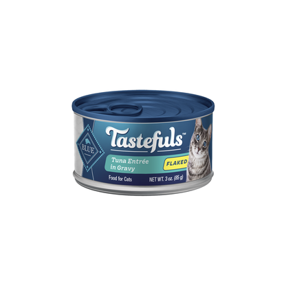 BLUE CAT TASTEFULS FLAKED TUNA IN GRAVY