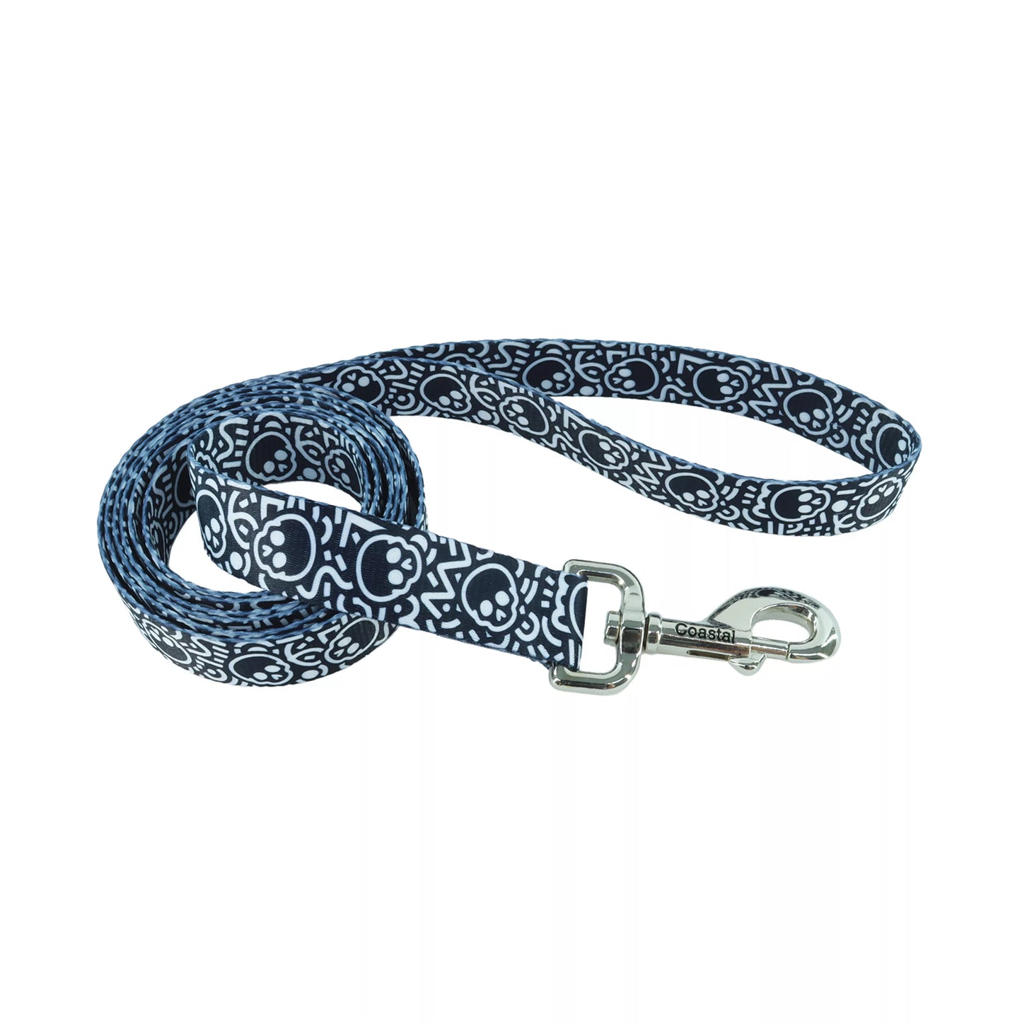 Coastal Styles Dog Leash with Skulls