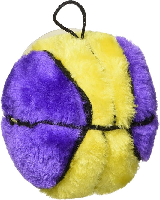 ETHICAL PLUSH BASKETBALL DOG TOY 4.5-in