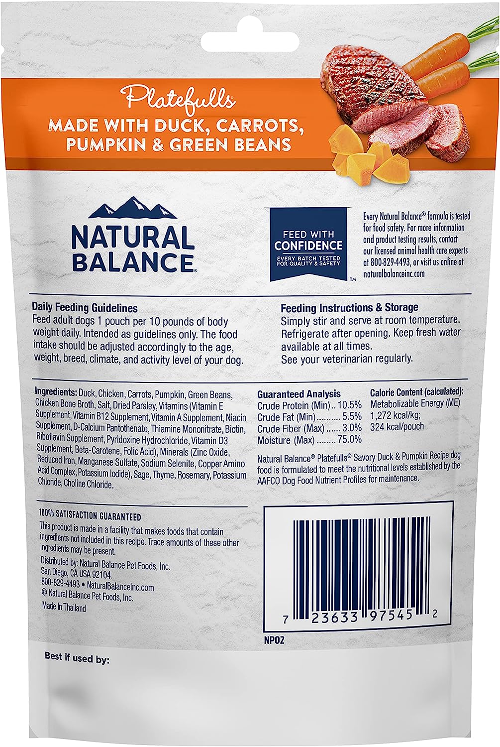 Natural balance feeding clearance chart