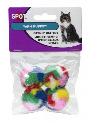 ETHICAL KITY YARN PUFF BALLS 4pk