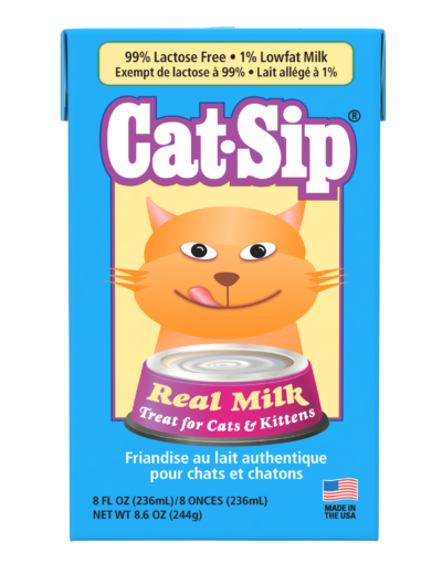 CAT SIP REAL MILK TREAT 8oz