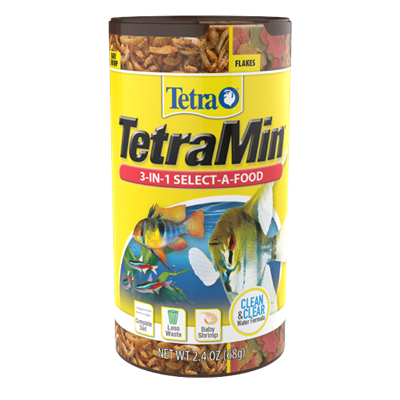 TETRA MIN 3N1 SELECT FISH FOOD 2.4oz