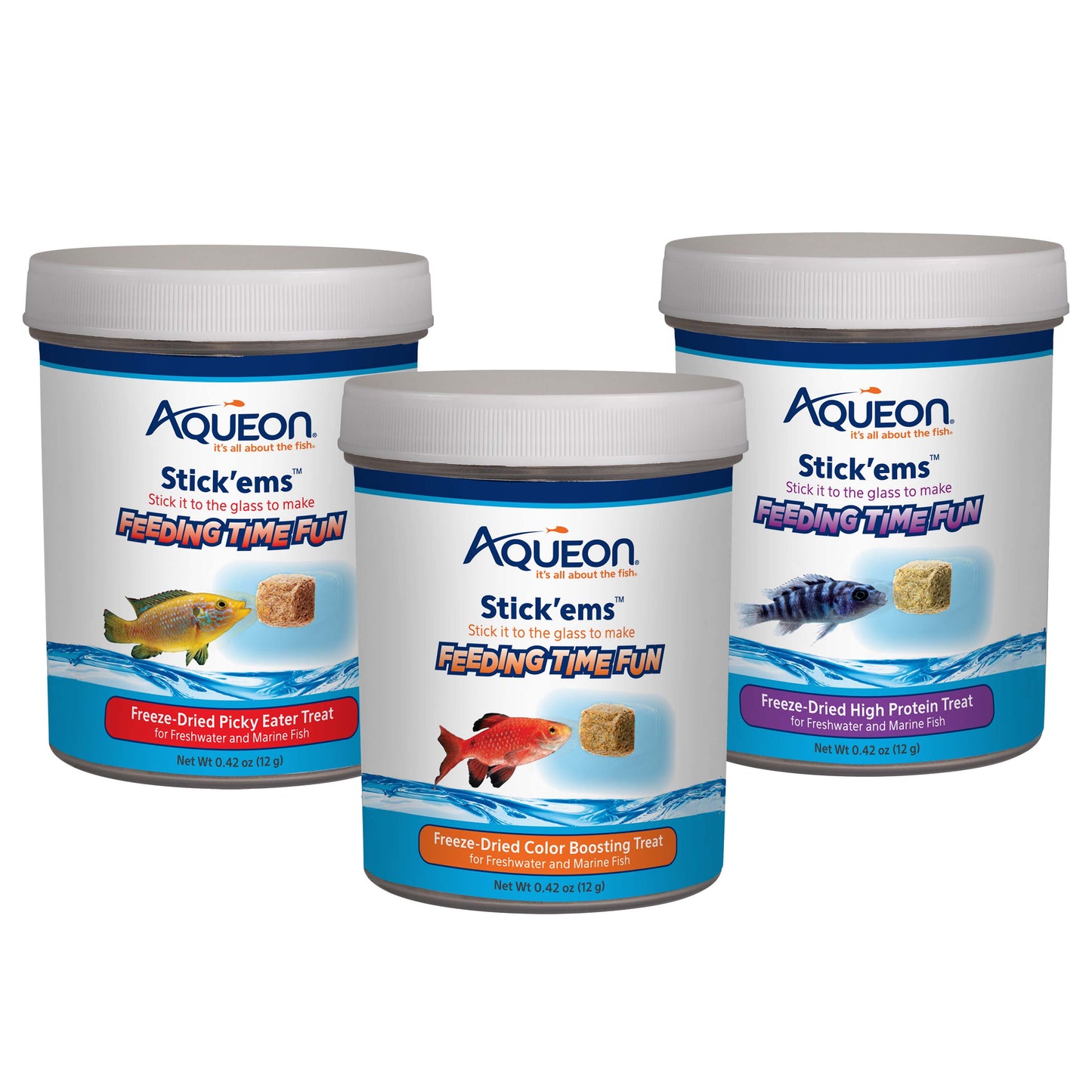 AQUEON Stick'ems Freeze Dried  treats  .42 OZ